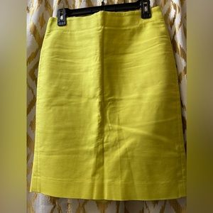 Green pencil skirt by J. Crew